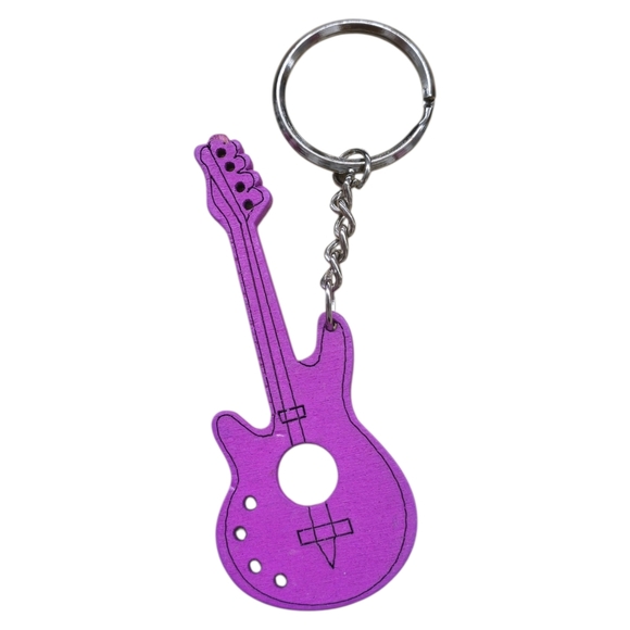 Accessories - Wooden Guitar Keychain| New!| Available In 6 Colors